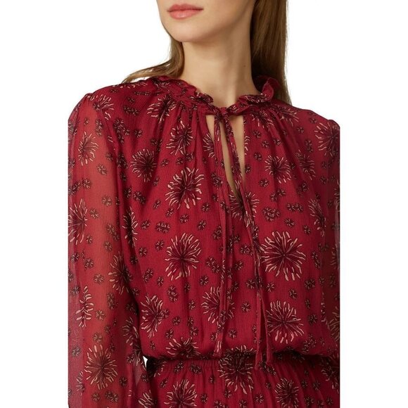 Ba&Sh Gizel Dress Red Womens Size Small - Picture 7 of 13